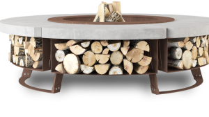 HETTA ROUND - ​​CORTEN/CONCRET