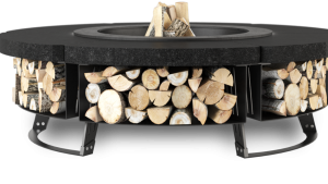 HETTA ROUND - BLACK INOX / MONUMENTAL