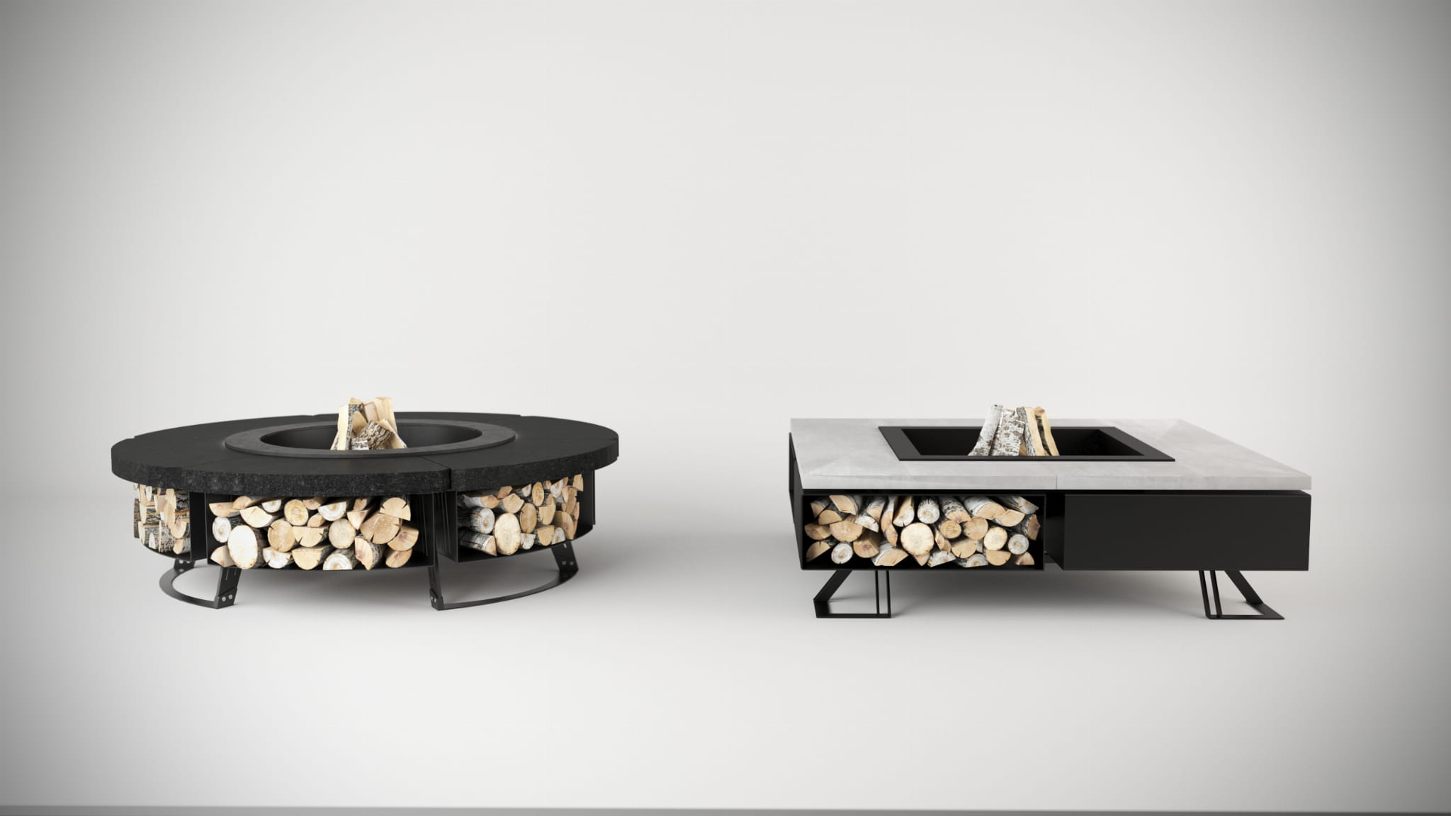 HETTA SQUARE - BLACK INOX /CONCRET - Зображення 5