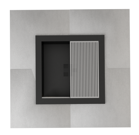 HETTA SQUARE - BLACK INOX /CONCRET - Зображення 6