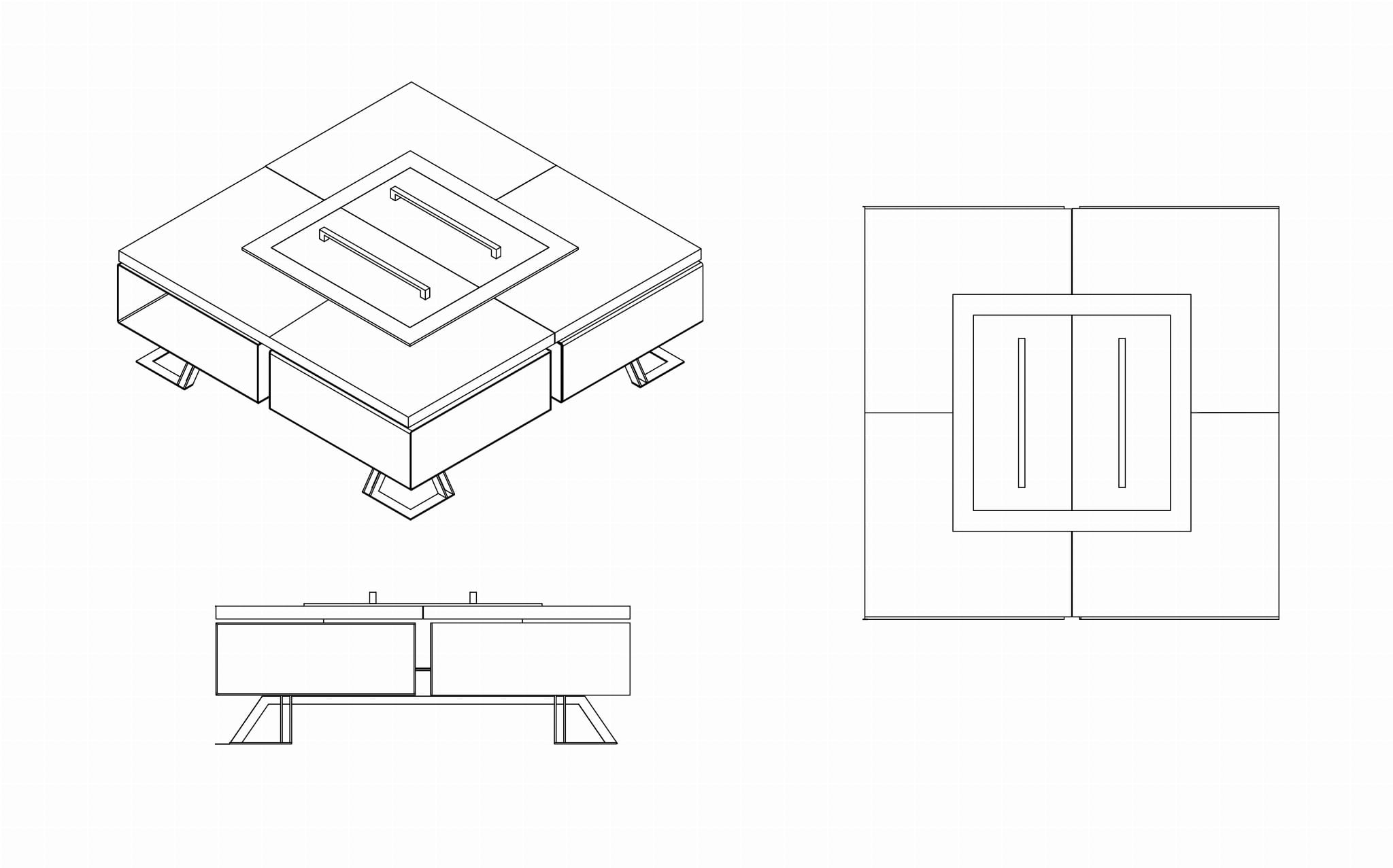 HETTA SQUARE - INOX / VISCOUNT - Зображення 2