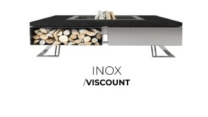 HETTA SQUARE - INOX / VISCOUNT